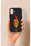 iPhone 16 Plus Compatible Cut-Out Lion Pattern Silicone Case