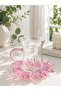 6-Piece Borosilicate Glass Tea Cup and Decorative Floral Patterned Saucer Set of 6 Tea Set Tea Set Presentation Set