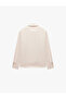 Long Sleeve Classic Collar Buttoned Satin Shirt - 6