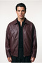Men's Oversize Unisex Leather Jacket with Fur Inside