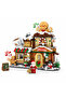 Mini Christmas Cafe Building Blocks Set Christmas Themed 801 Pieces Decorative Hobby - 4