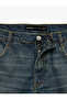 Cotton Regular Waist Pocketed Loose Baggy Jean Shorts - 5