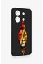 Redmi Note 13 Pro 5g Compatible Cutout Lion Pattern Silicone Case - 3