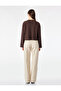Long Sleeve Crew Neck Buttoned Basic Cardigan - 3