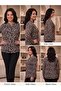 Women's Viscose Fabric Large Size Comfortable Fit Mom's Shirt - 4
