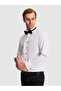 White Slim Fit Tuxedo Shirt 50333576-Vr013 - 3