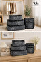 Baby 6-Piece Patterned Mesh Suitcase Organizer Bag Organizer - 2