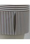 Slit Crew Neck Striped Viscose Sweatshirt - Light Brown - Light Brown - 2