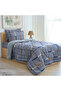 Single Double-Sided Plaid Patterned Wellsoft Quilt 155X215 + 1 Pillowcase - 2