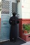 Hijab Double Set Black Eflin High Collar Slit Detailed Tunic Pants - 4