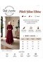 Pleated Belted Chiffon Hijab Dress - 2
