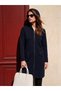 Hooded Steel Knitted Long Tricot Women's Jacket - 2