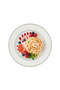 JUNA New Bone China Dessert Plate 19 cm – Elegant White Side Plate with Subtle Texture - 4