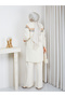 Tunic Set with Sim Detailed Knitwear Pants - 4