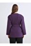 Women's Belted Tweed Jacket - 6