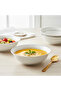 JUNA New Bone China Bowl 14 cm – Elegant White Multipurpose Bowl with Subtle TextureforSoups - 2