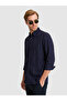 Navy Blue Regular Fit Long Sleeve Shirt 50319149-Vr033 - 3