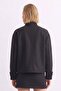 Women's Stand Collar Epaulet Short Jacket - Black - 4
