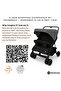 - Duadx Twin Double Stroller - Grey/Black - 3