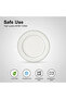 JUNA New Bone China Dessert Plate 19 cm – Elegant White Side Plate with Subtle Texture - 5