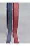 French Red and Navy Blue Plaid Ribbon /Sewing Trim Strip /Decorative Strip - 10mm - 25Meters Each - 3