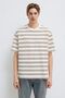 Striped Vanilla White Men's T-Shirt M0613175-70056