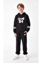 Varsity 84 Appliqué Embroidered Top and Bottom Boys' Tracksuit Set - 4