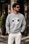 Men's Better Days Ahead Printed Cycling Round Neck Casual Sweatshirt
