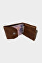 Reno Genuine Leather Vertical Snap Wallet Brown - 4