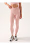 Motion Cross Waist Leggings Pink - 2