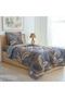 Single Double-Sided Autumn Patterned Wellsoft Quilt 155X215 + 1 Pillowcase - 2