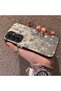 Samsung Galaxy A16 4G/5G Compatible Blue Flower and Ribbon Hard Phone Case, Shock Protection - 2