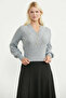 Button Detailed Knitwear Sweater - Gray - 5