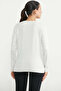 V-Neck Basic Knit Sweater - Bone - 5