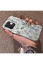 Oppo A5 Pro 4G/5G Compatible Blue Flower and Ribbon Hard Phone Case, Shock Protection - 2