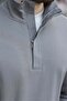 Smoked Stand Collar Half Zipper Pocketed Men's Tracksuit Set E7373 - 6