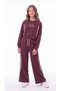 New York Dream City Printed Soft Textured-Comfort Fabric Girls' Top and Bottom Tracksuit Set - 4