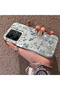Vivo V60 Lite 4G/5G Compatible Blue Flower and Ribbon Hard Phone Case, Shock Protection - 2