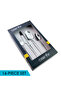 Alora 16Pcs Stainless Steel Cutlery Set,Silver|4NDinnerFork,4NKnife,4NSpoon&4NTeaSpoon - 3