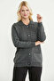 Motif Detailed Knitwear Cardigan - Anthracite - 2