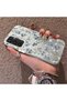 Samsung Galaxy S23 Fe Compatible Blue Flower and Ribbon Hard Phone Case, Impact Protection - 2