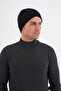 Men's Winter Ribbed Knit Beanie with Woven Label, Warm and Flexible Knitted Beanie - 8