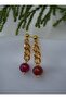 Earrings - Gold Color - - 2