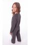 New York Dream City Printed Soft Textured-Comfort Fabric Girls' Top and Bottom Tracksuit Set - 4