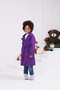 Girl's Trench Coat with Belt, Stylish Seasonal Oversized Trench Coat - 5