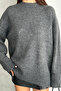 Crew Neck Oversize Women's Knitwear Sweater - 6
