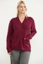 Ribbed Pocket Detailed Knitwear Cardigan - Burgundy - 2