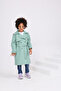 Girl's Trench Coat with Belt, Stylish Seasonal Oversized Trench Coat - 7