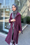 Nora Hooded Zipper Cap - Plum - 3