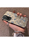 Redmi 10 4g Compatible Blue Flower and Ribbon Hard Phone Case, Shock Protection - 2